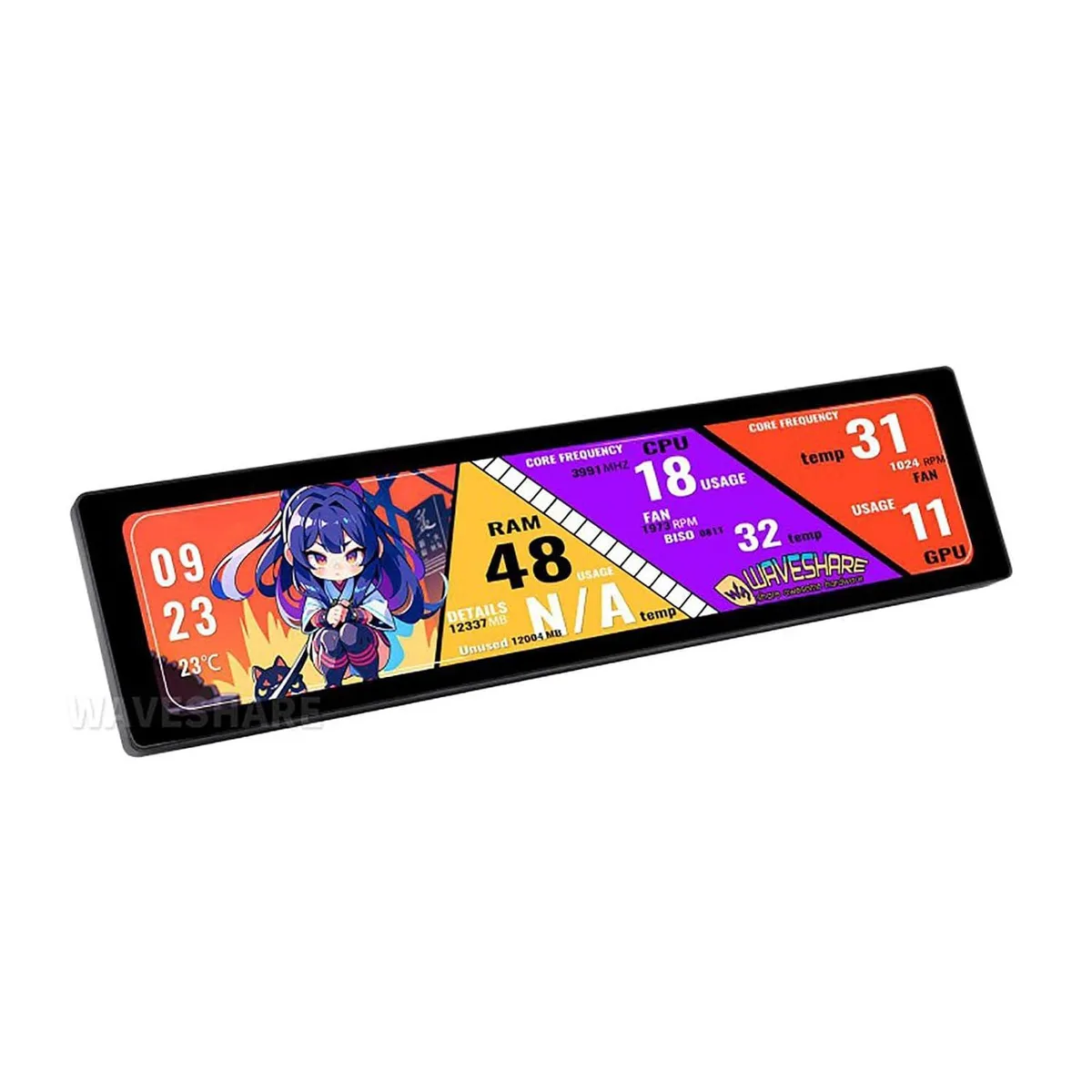 LORDWORLD LORDWORLD 11.9 Inch 320×1480 IPS Touch Monitor — zdjęcie produktu