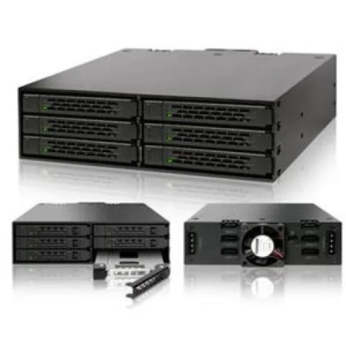 ICY DOCK ICY DOCK MB996SP-6SB 6-bay 2.5" SATA drive enclosure — product photo
