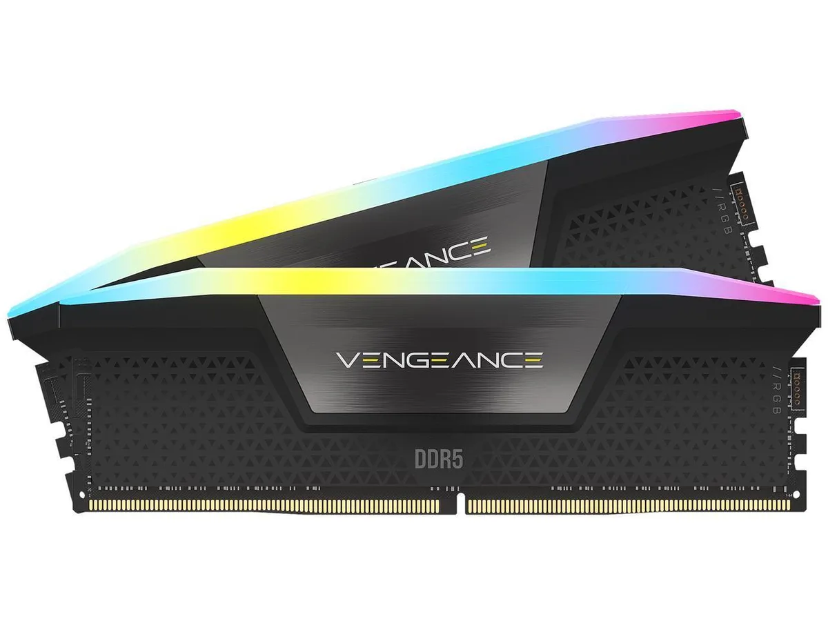 Corsair Corsair Vengeance RGB CMH32GX5M2E6000C36 32GB (2×16GB) DDR5 6000 C36 desktop RAM — photo du produit