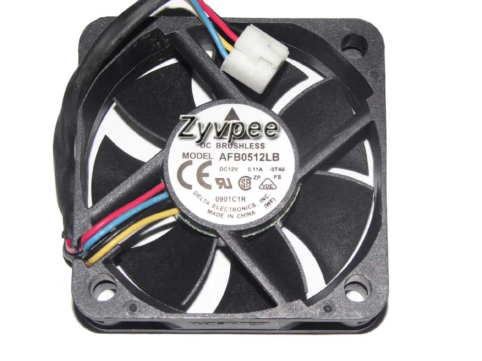 Zyvpee Zyvpee AFB0512LB 50mm 12V 0.11A 4 Pin Case Fan — foto produk