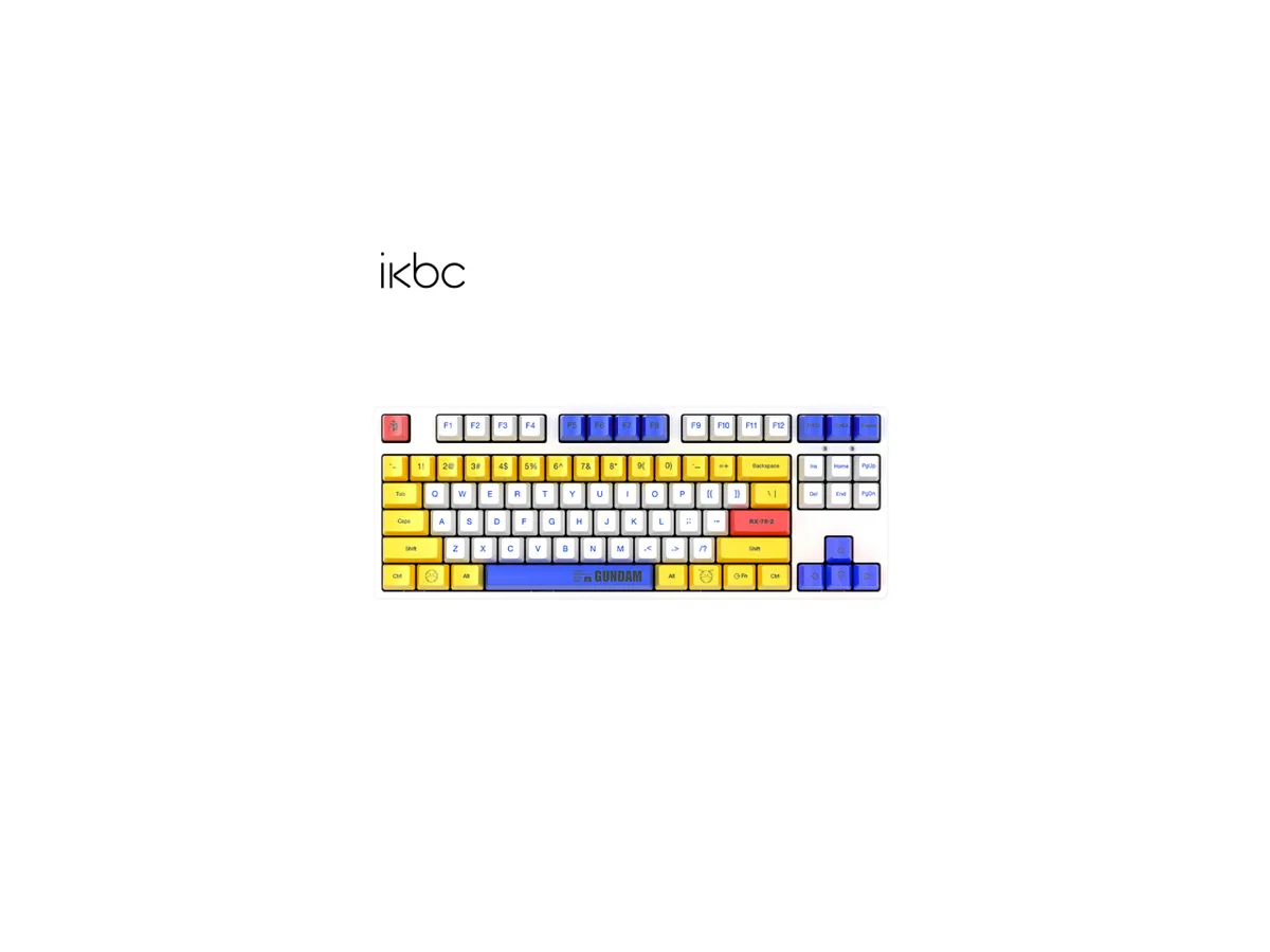 iKBC iKBC GUNDAM RX-78-2 Limited 87 Wireless Mechanical Gaming Keyboard — foto do produto