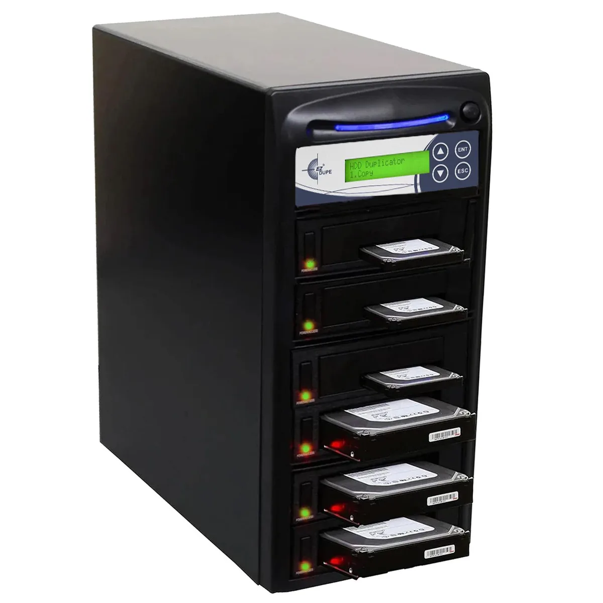 EZ Dupe, Inc. EZ Dupe HD Leopardo H05PROHEB 1-to-5 SATA Duplicator 300MB/s — toote foto