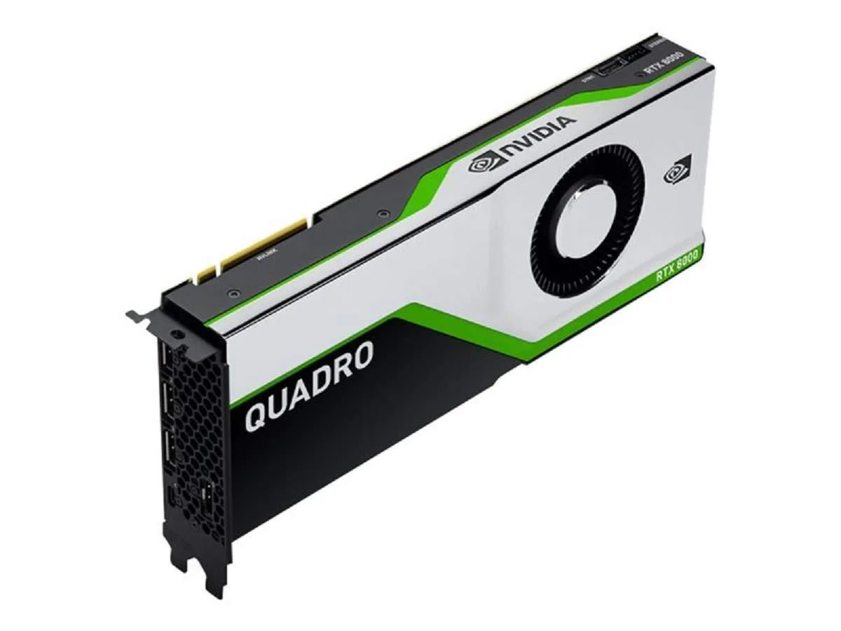 PNY Technologies, Inc. PNY Technologies, Inc. VCQRTX8000-PB Quadro RTX 8000 48 GB GDDR6 workstation graphics card — photo du produit