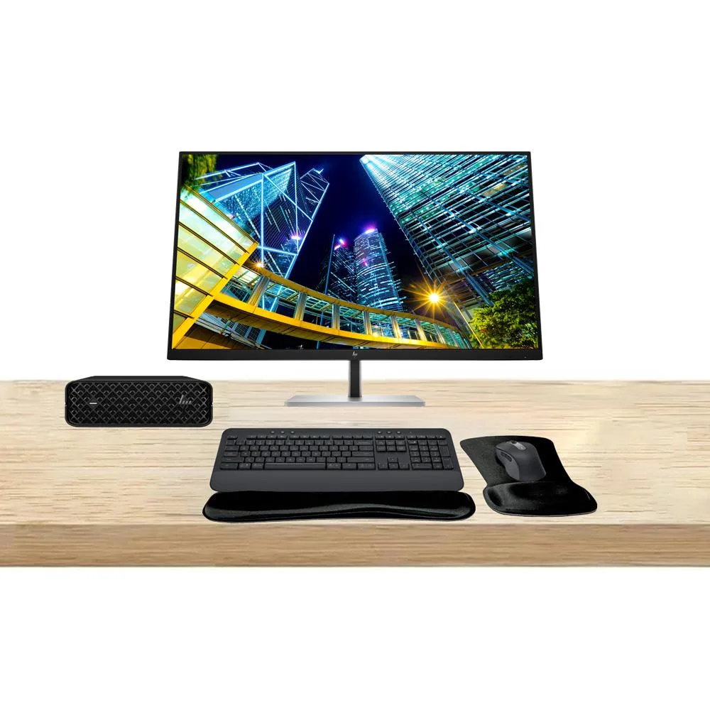 HP HP Z2 Mini G9 Workstation Bundle i7-14700 32GB 1TB Dual 32-inch 4K Monitor MK650 — صورة المنتج