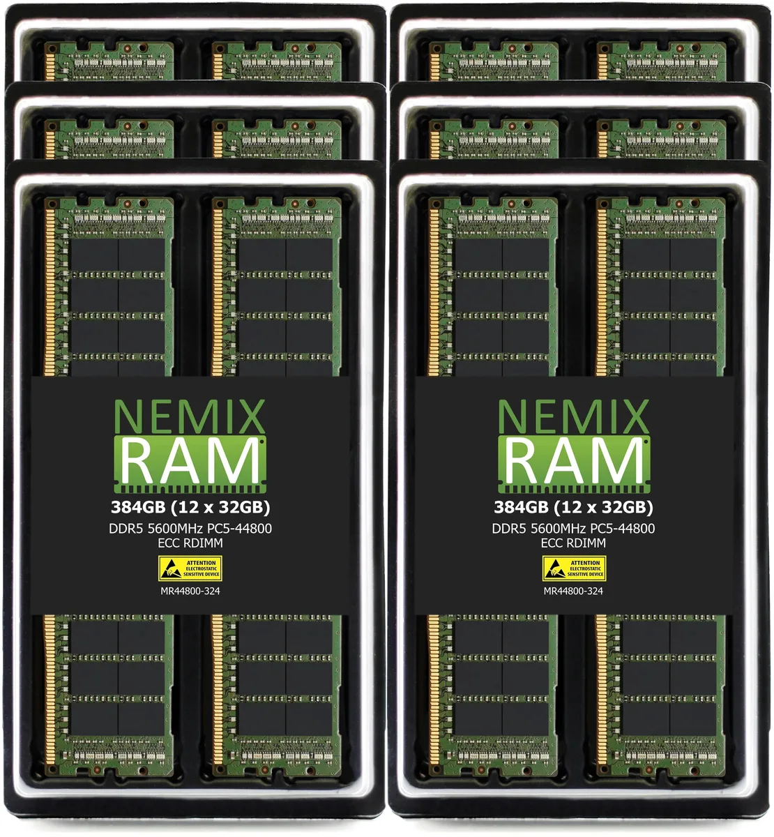 NEMIX RAM NEMIX RAM 768GB (12x64GB) DDR5 5600 ECC RDIMM server RAM — product photo