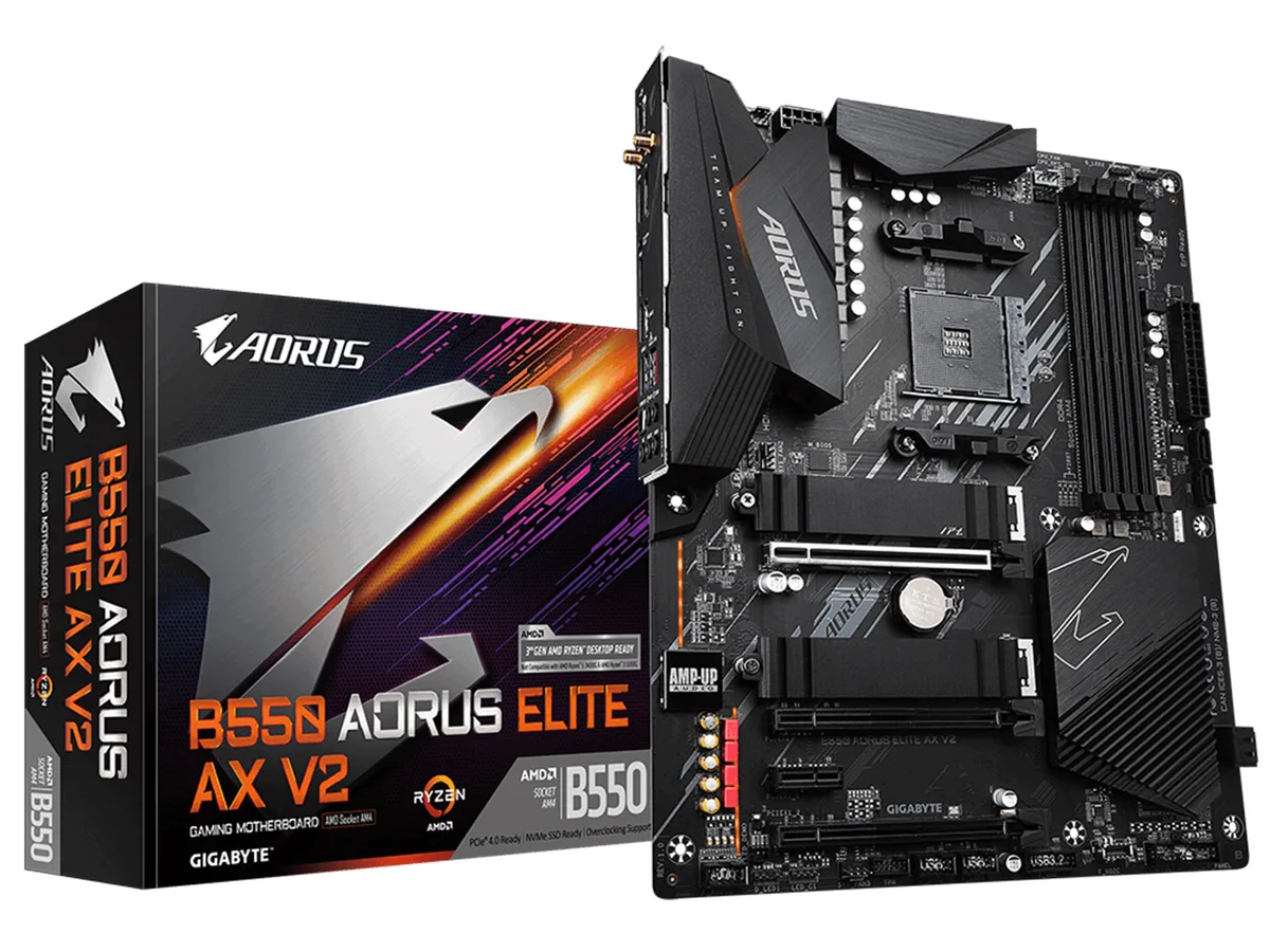 GIGABYTE GIGABYTE B550AORUS ELITE AXV2 AMD motherboard — product photo