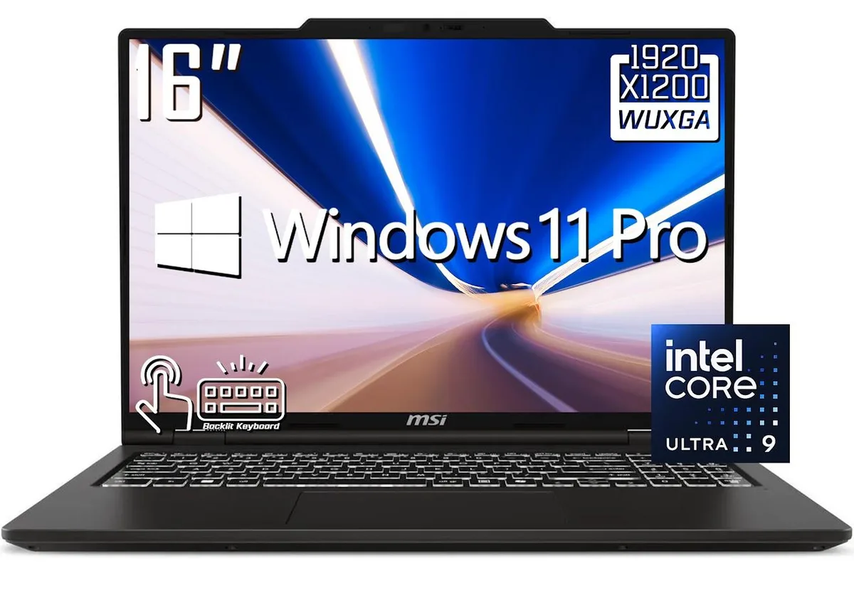 MSI MSI Venture 16 AI Core Ultra 9 285H 32GB 512GB Touchscreen laptop — product photo