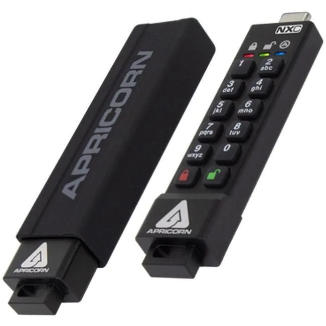 Apricorn Mass Storage Apricorn Mass Storage ASK3-NXC-8GB 8GB USB 3.2 Type C Flash Drive — 제품 사진