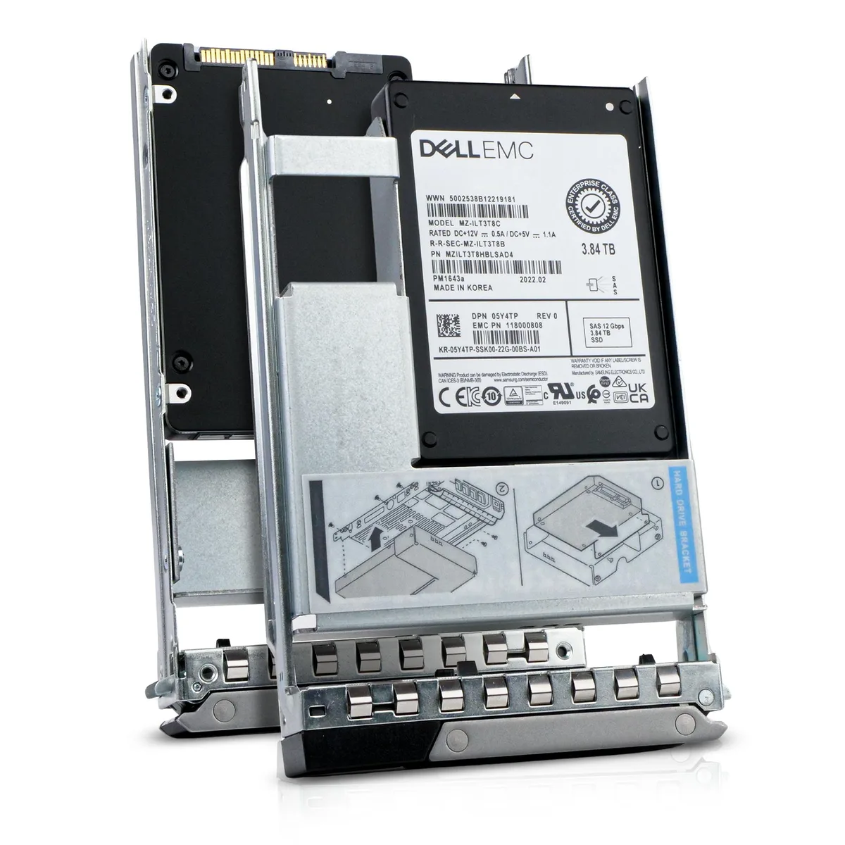 DELL DELL 05Y4TP G14 3.84TB SAS 12Gb/s 3.5in enterprise SSD — productfoto