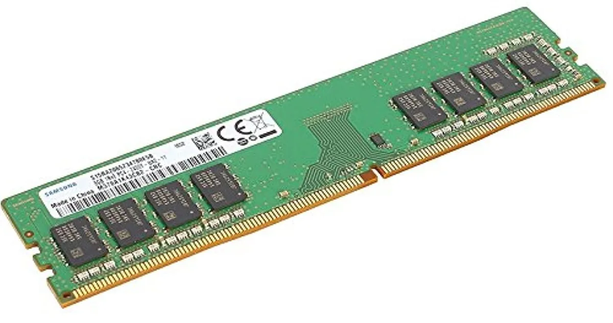 Green circuit board DDR4 desktop memory module