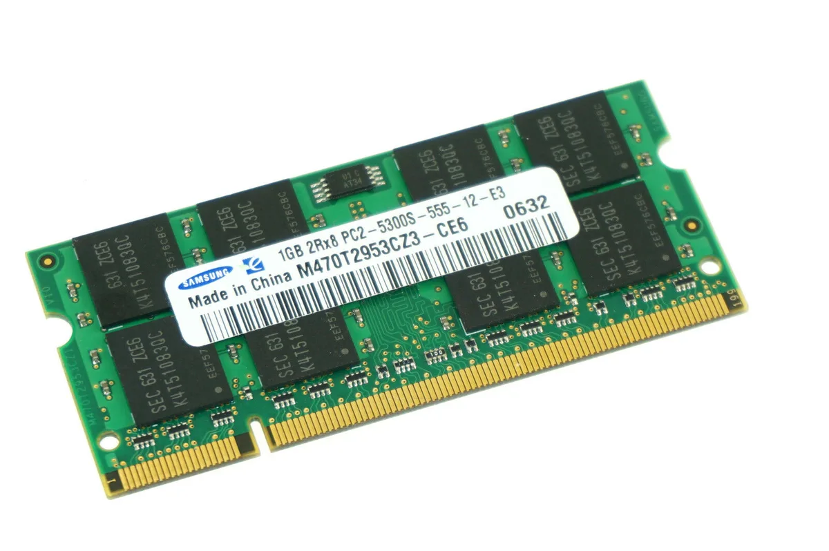 SAMSUNG SAMSUNG M470T2953CZ3-CE6 1GB DDR2-667 2Rx8 memory upgrade — product photo