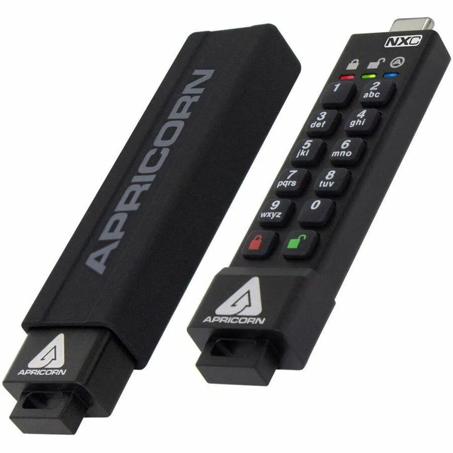 Apricorn Apricorn ASK3-NXC-256GB 256GB USB 3.2 Type C flash drive — product photo