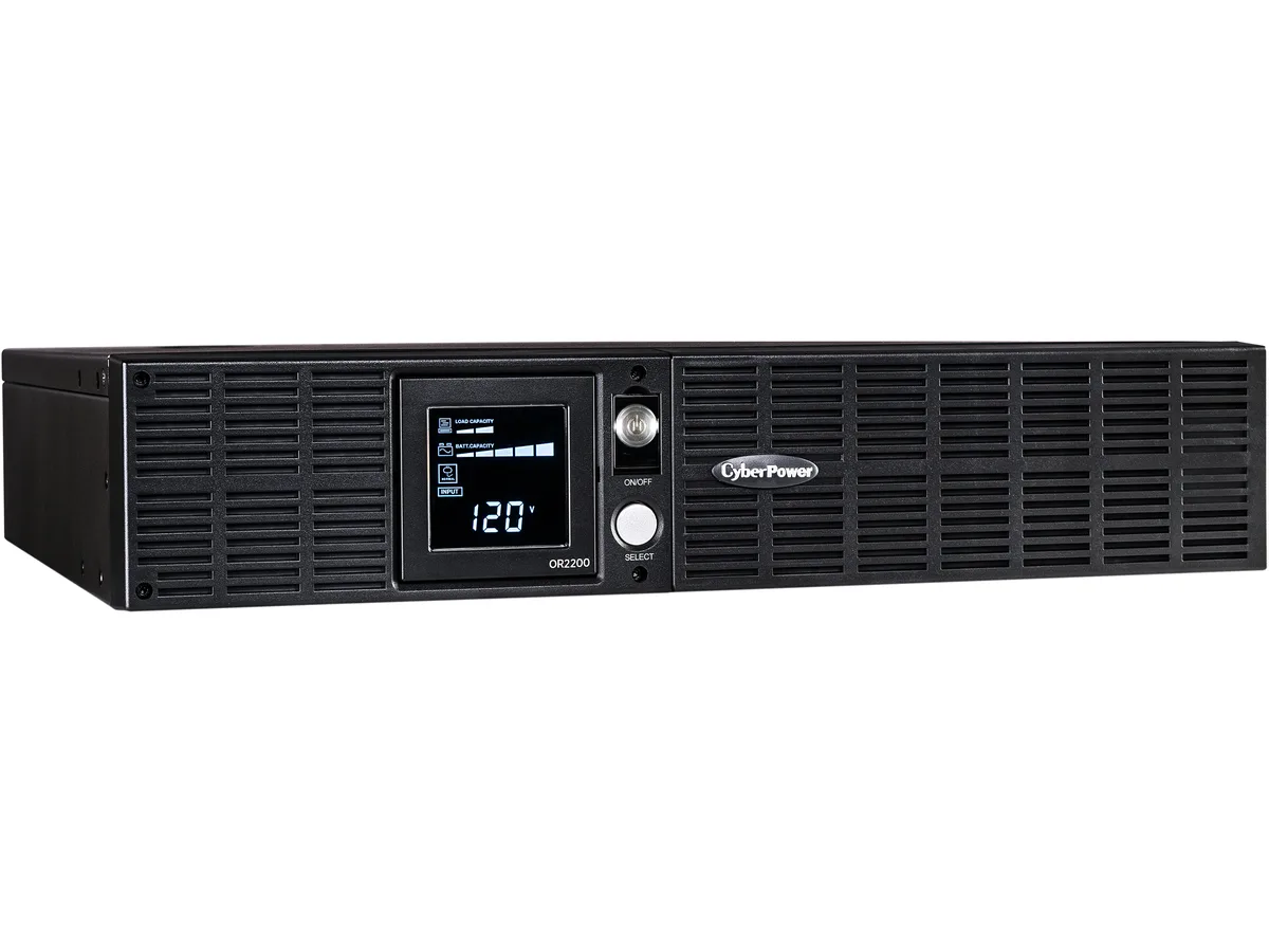 CyberPower CyberPower OR2200LCDRT2U UPS 2000VA 1320W 120V 8 Outlets 2U Rack Tower — ภาพสินค้า