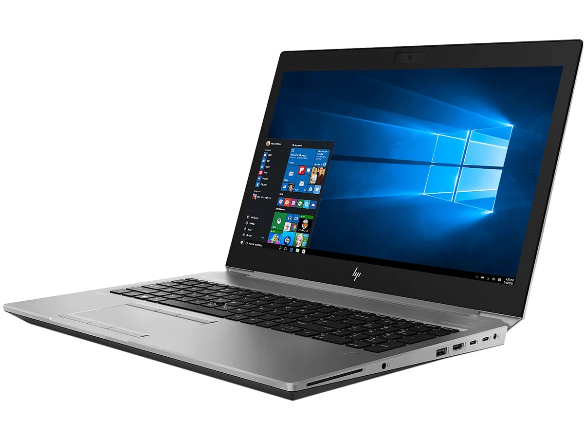 HP HP ZBook 15 G5 4RA97UT#ABA business laptop Core i5-8300H 8GB 256GB Quadro P1000 15.6 — produktfoto
