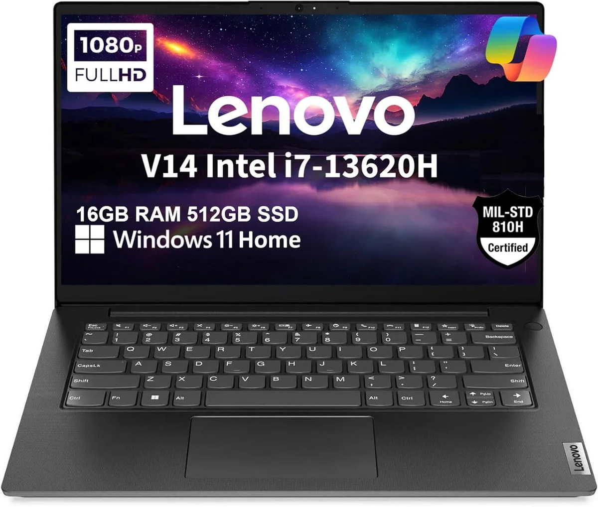 Lenovo Lenovo V14 Gen 4 i7-13620H 16GB 512GB 14" FHD business laptop — Produktfoto