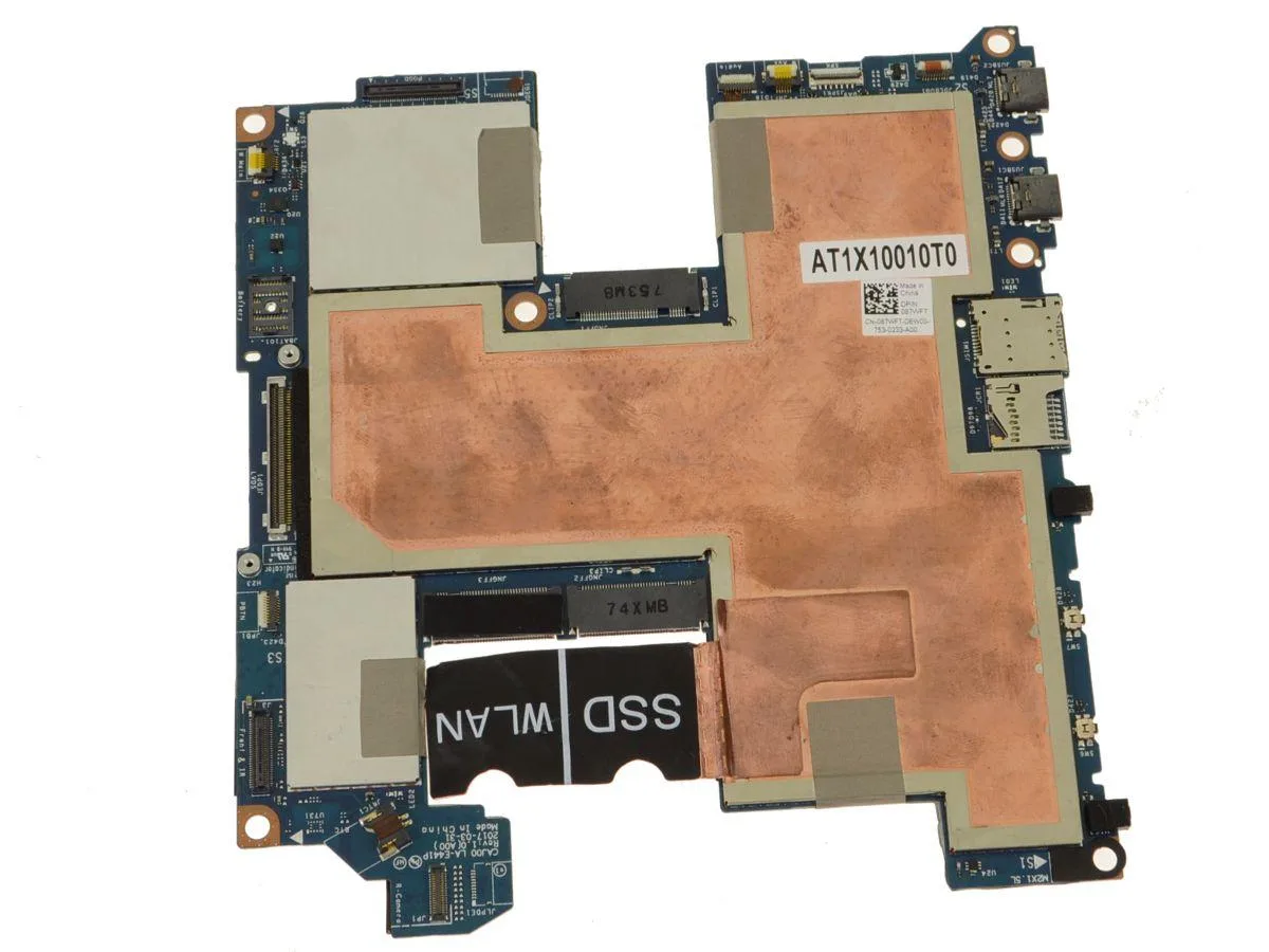 Dell Latitude 7285 tablet motherboard with i5-7Y57 processor and 16GB memory