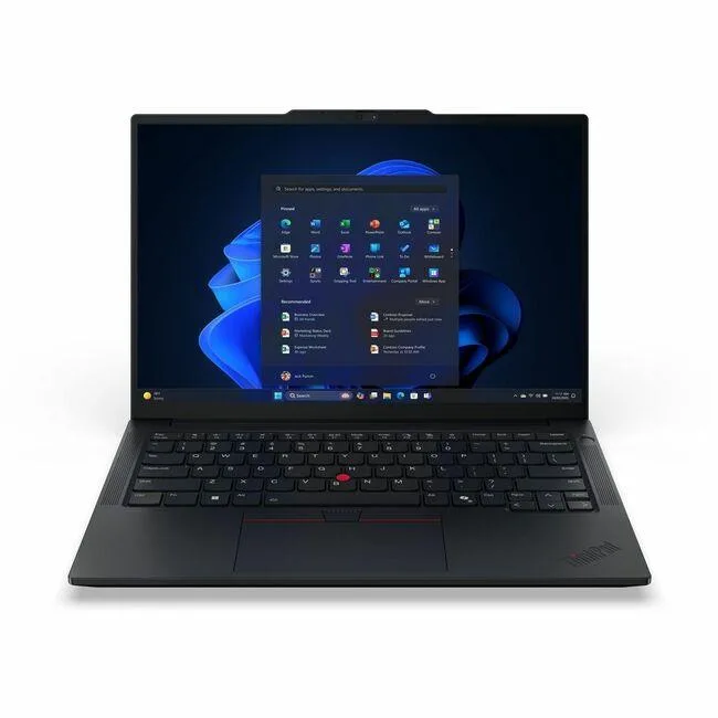 Black 14 inch thin and light ThinkPad laptop with non-touch WUXGA display