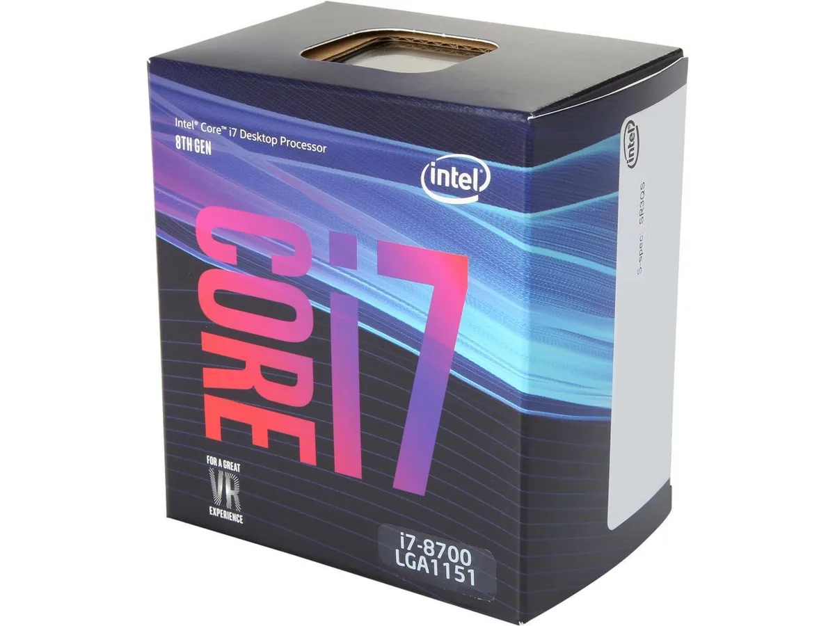 Intel Intel Core i7-8700 BX80684I78700 desktop processor — product photo