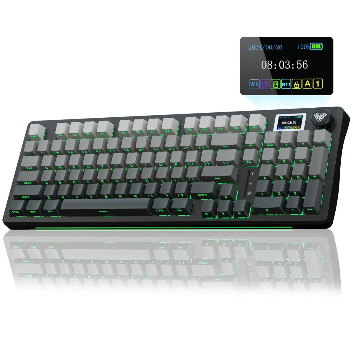 Vszerda Vszerda S98 Pro Wireless Mechanical Gaming Keyboard with Screen & Knob — fotografia produktu