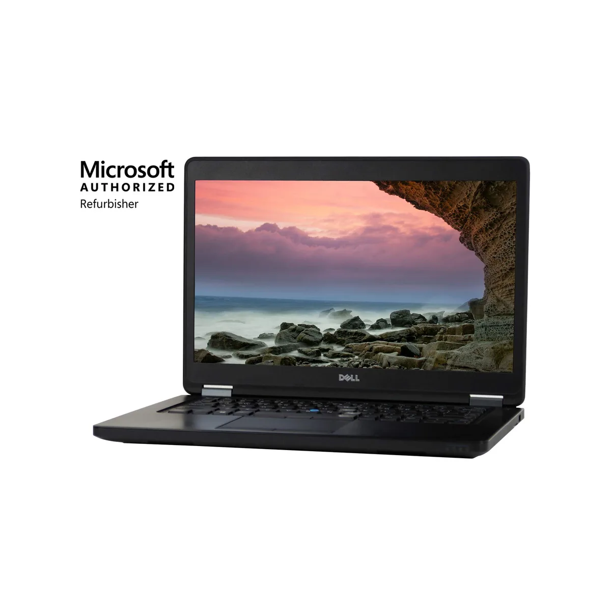 Silver Dell Latitude E5450 14 inch laptop closed view