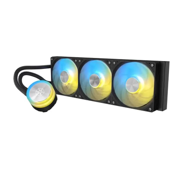 Silverstone SilverStone Frost Knight 360mm Liquid Cooler 27mm Black — fotografia produsului