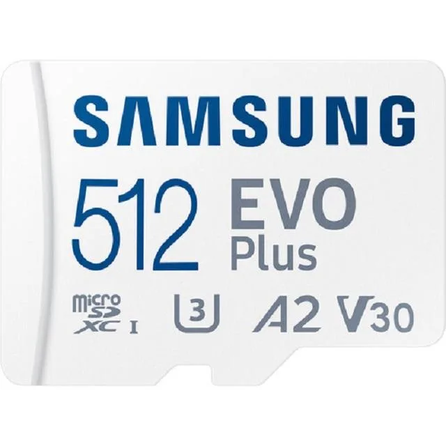 SAMSUNG SAMSUNG EVO Plus microSDXC 512GB 160MB/s memory card — 제품 사진