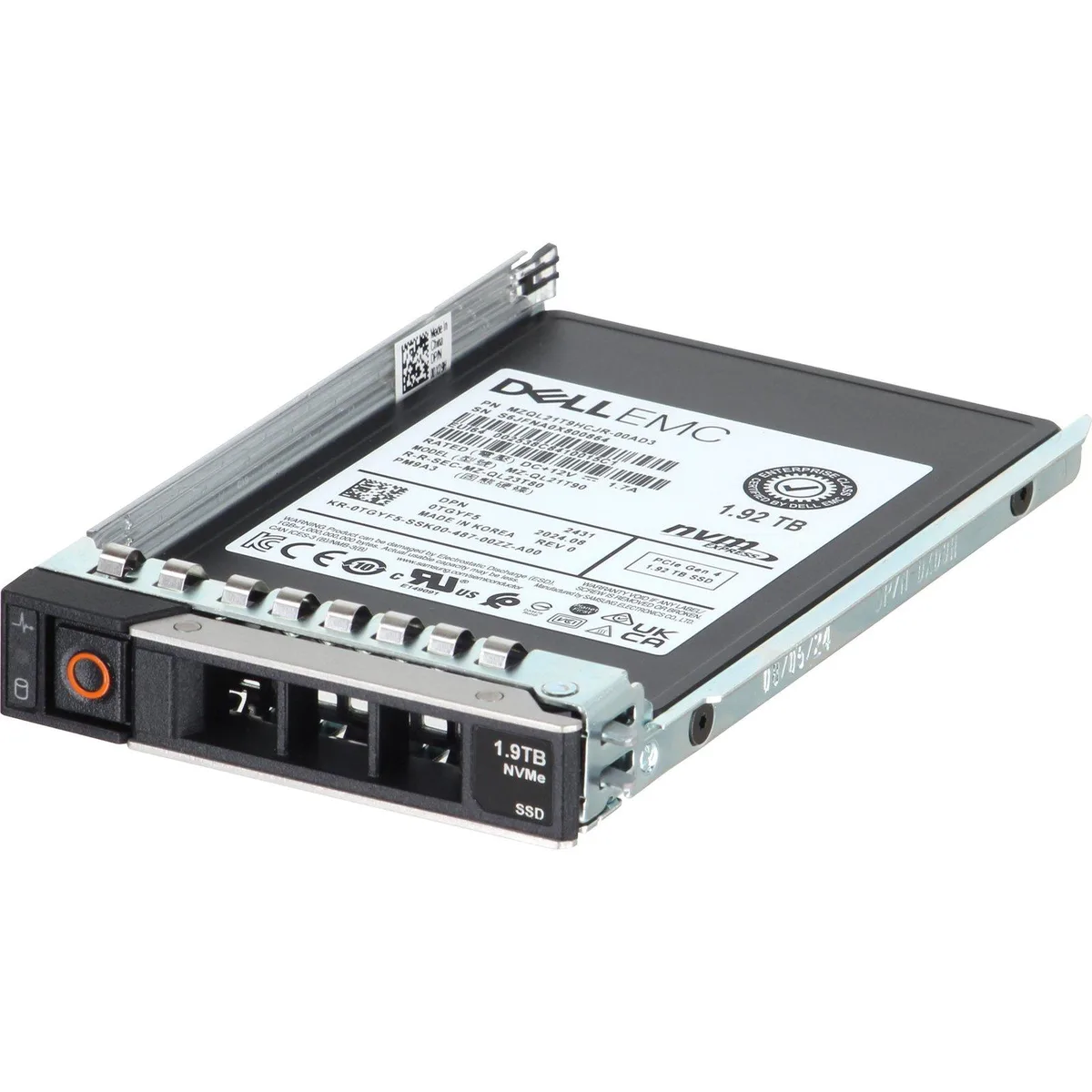 DELL DELL TGYF5-CD1 1.92TB NVMe enterprise SSD — produktfoto