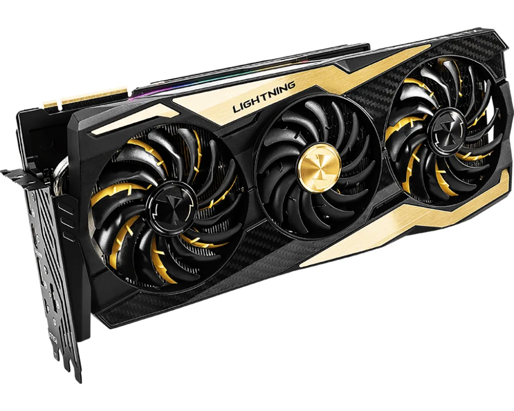 MSI MSI GeForce RTX 2080 Ti Lightning Z 11GB GDDR6 graphics card — photo du produit