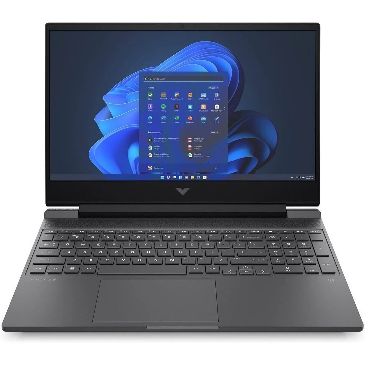 HP HP Victus 15z-fb000 laptop 15.6" Ryzen 7 5800H 16GB 512GB NVMe DDR5 Silver — foto produk