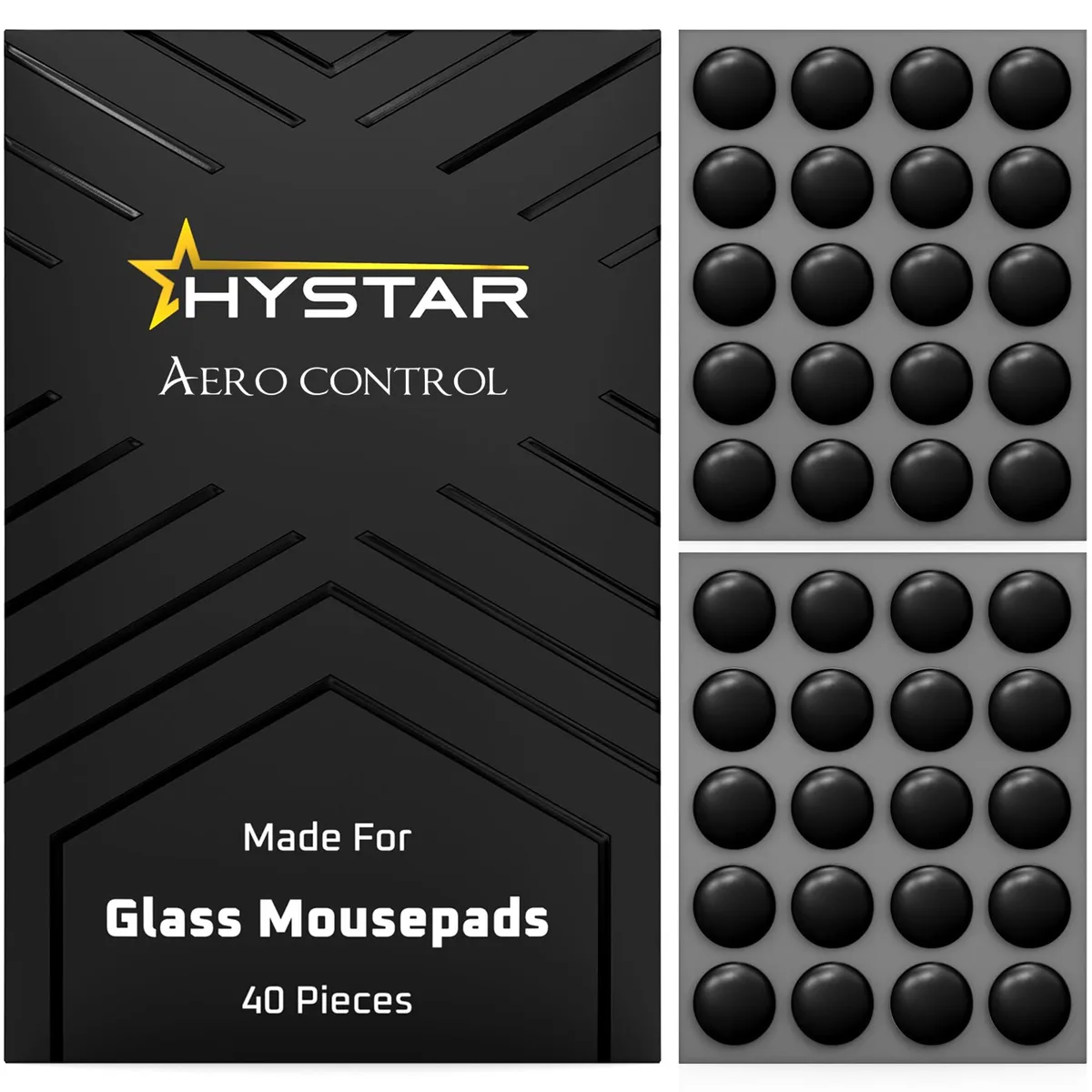  ASUS Hystar Aero Control 40 Dot Mouse Skates for Glass Mousepad — product photo