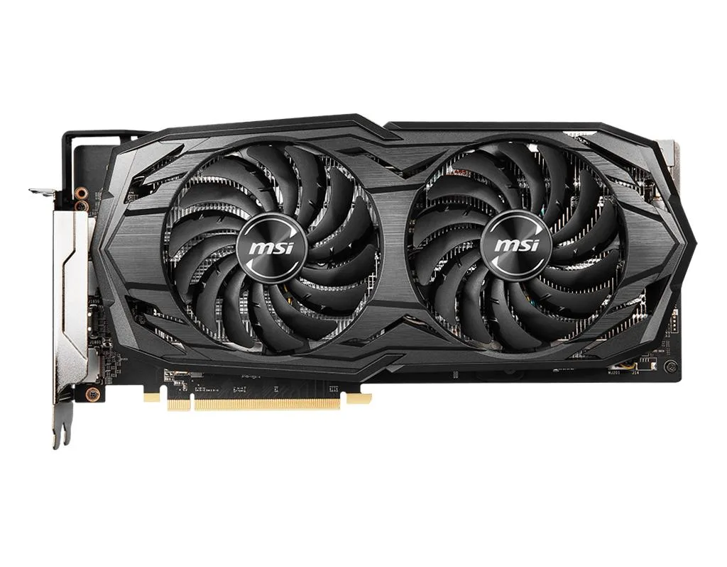 MSI Radeon RX 5600 XT GAMING MX dual-fan graphics card in black and silver finish