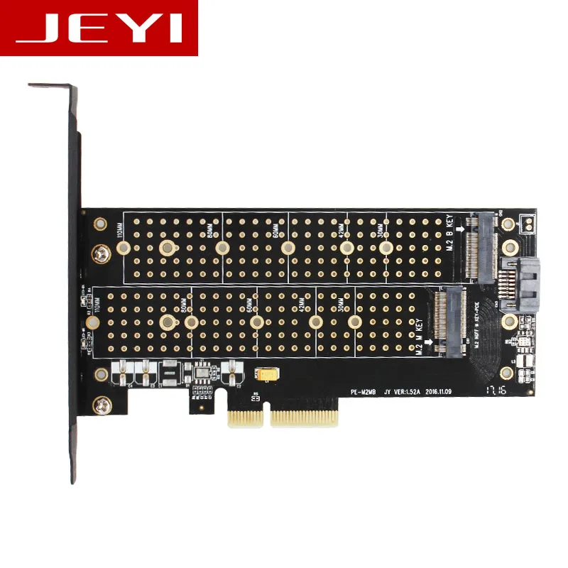 Corn Electronics Corn Electronics JEYI SK6 M.2 NVMe & NGFF SSD to PCI-E 3.0 x4 Adapter — product photo