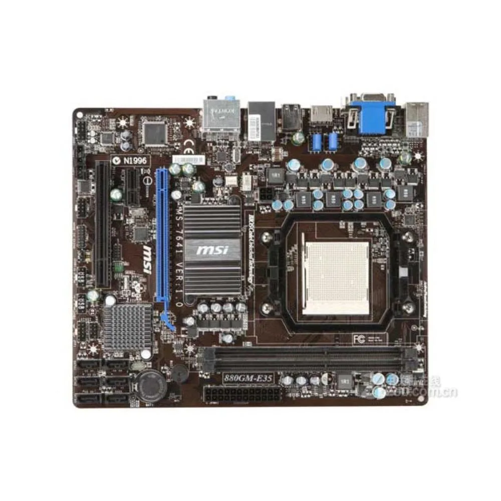 MSI MSI 880GM-E35 AMD 880G DDR3 Micro ATX Motherboard — fotografia produktu