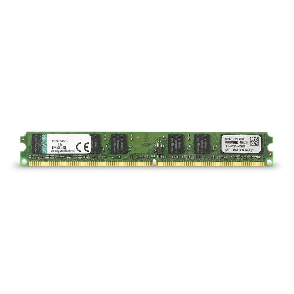 Kingston Technology Corp. Kingston Technology Corp. ValueRAM 1GB 667MHz DDR2 CL5 DIMM desktop RAM — fotografia produsului
