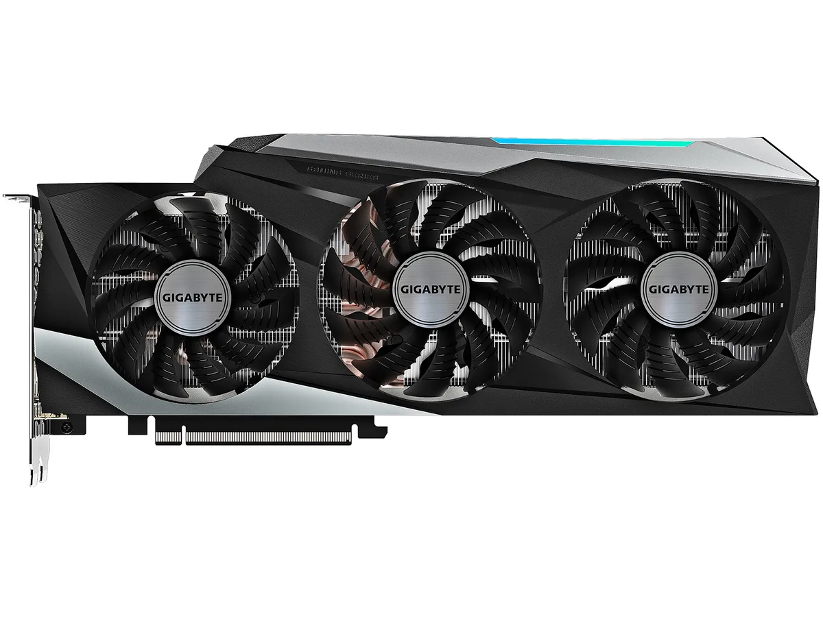 GIGABYTE RTX 3080 Gaming OC graphics card with triple-fan WINDFORCE cooler and metal backplate