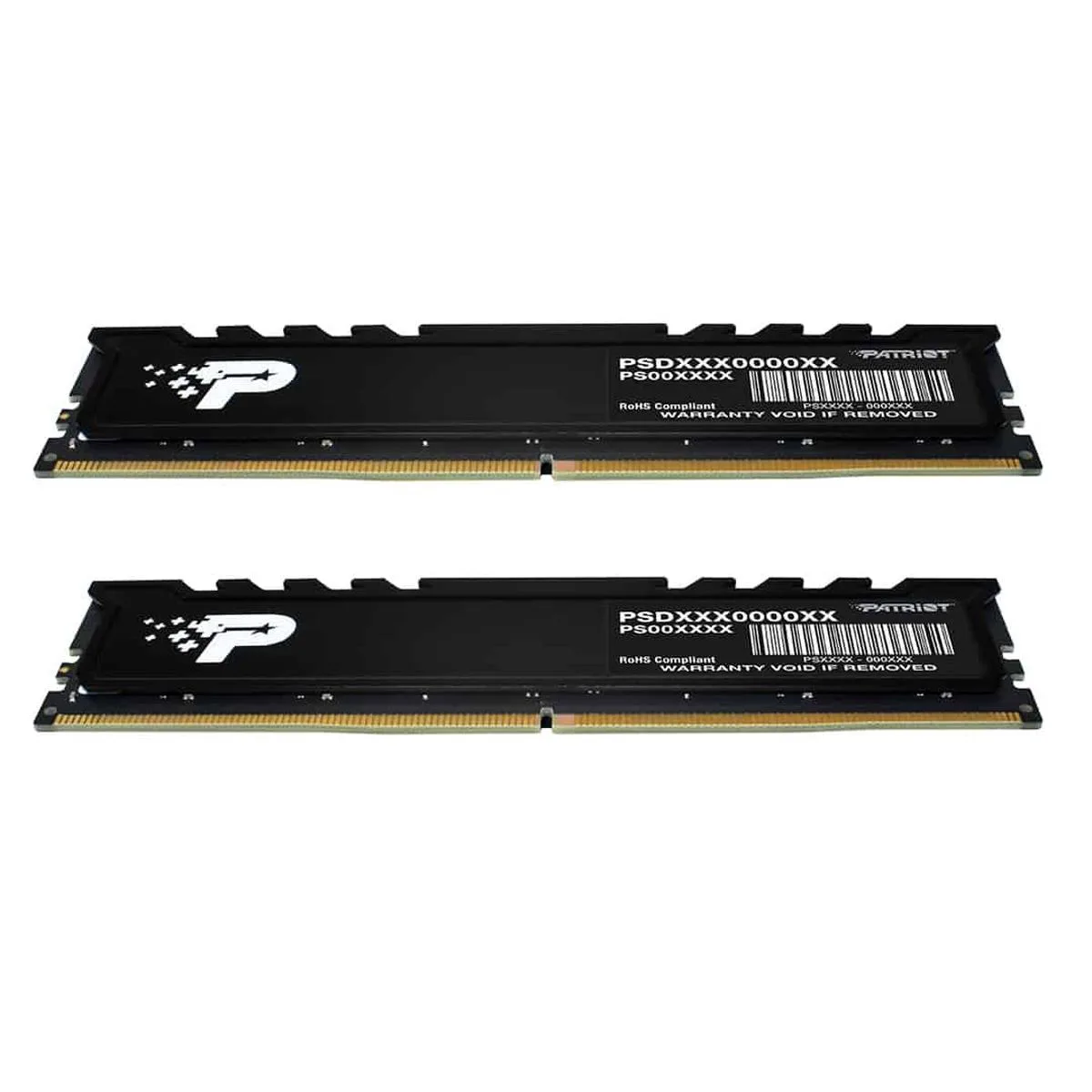 Patriot Memory Patriot Memory Signature Premium DDR5 16GB (2x8GB) 4800MHz CL40 UDIMM Desktop RAM with Heatshield — photo du produit