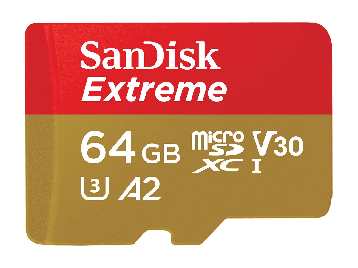 SanDisk SanDisk SDSQXA2-064G-GN6MA Extreme 64GB microSDXC memory card — foto del producto