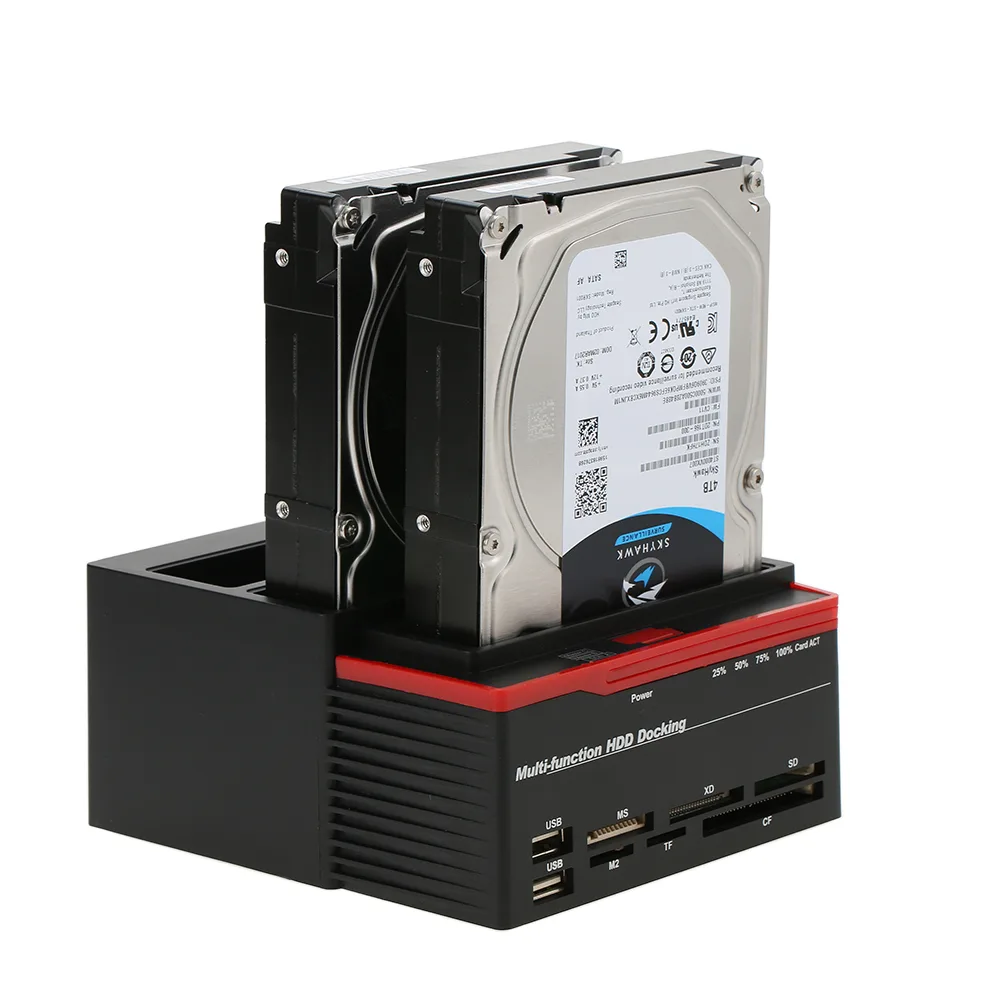 KuWfi KuWfi HD02 2.5/3.5 SATA Dock with IDE &amp; Card Reader — ภาพสินค้า