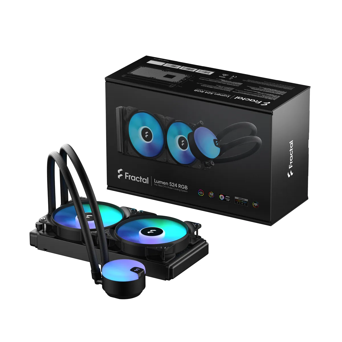 Fractal Design Fractal Design FD-W-L1-S2412 Lumen S24 v2 RGB liquid cooler — product photo