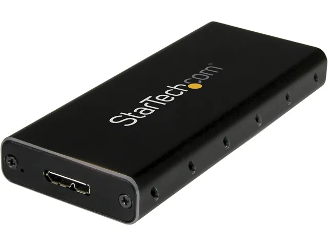 STARTECH STARTECH SM21BMU31C3 M.2 SATA Drive Enclosure USB 3.1 Gen 2 10Gbps — Produktfoto