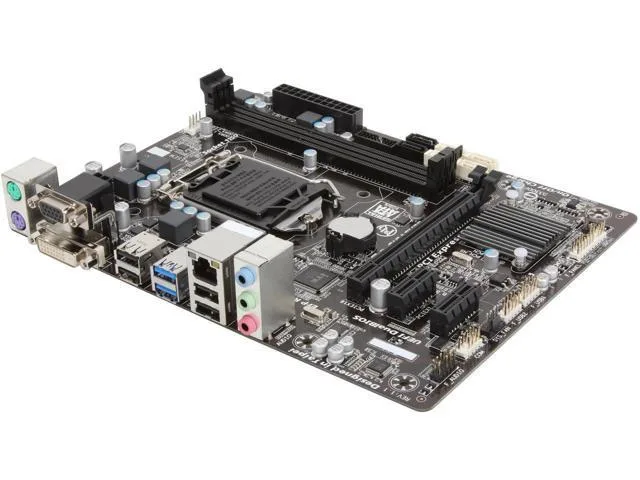 GIGABYTE GIGABYTE GA-B85M-D2V LGA 1150 Intel B85 Micro ATX Motherboard — photo du produit