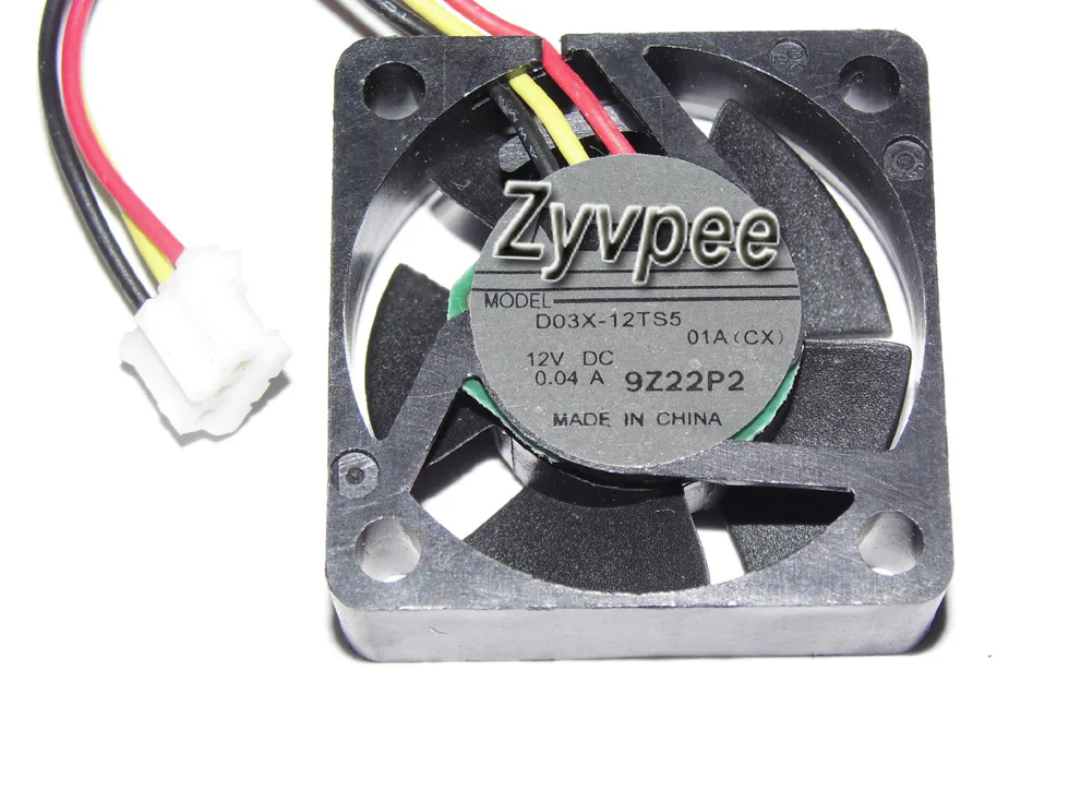 Zyvpee Zyvpee D03X-12TS5 01A(CX) 35mm 12V 3-pin case fan — foto produk
