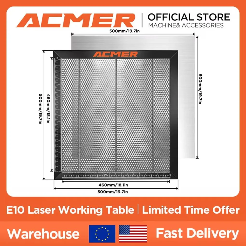 ACMER ACMER E10 Honeycomb Laser Bed 440 mm aluminum panel — produktbild