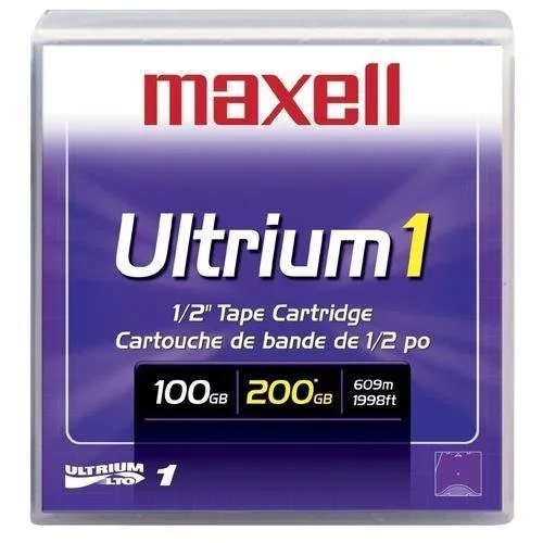 maxell maxell 183800 LTO Ultrium 1 Backup Media 100/200GB 1 Pack — снимка на продукта