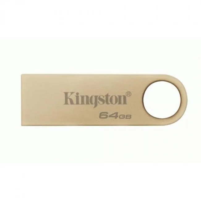 Kingston Technology Corp. Kingston DataTraveler SE9 G3 64GB USB 3.2 Gen 1 Gold — produktfoto