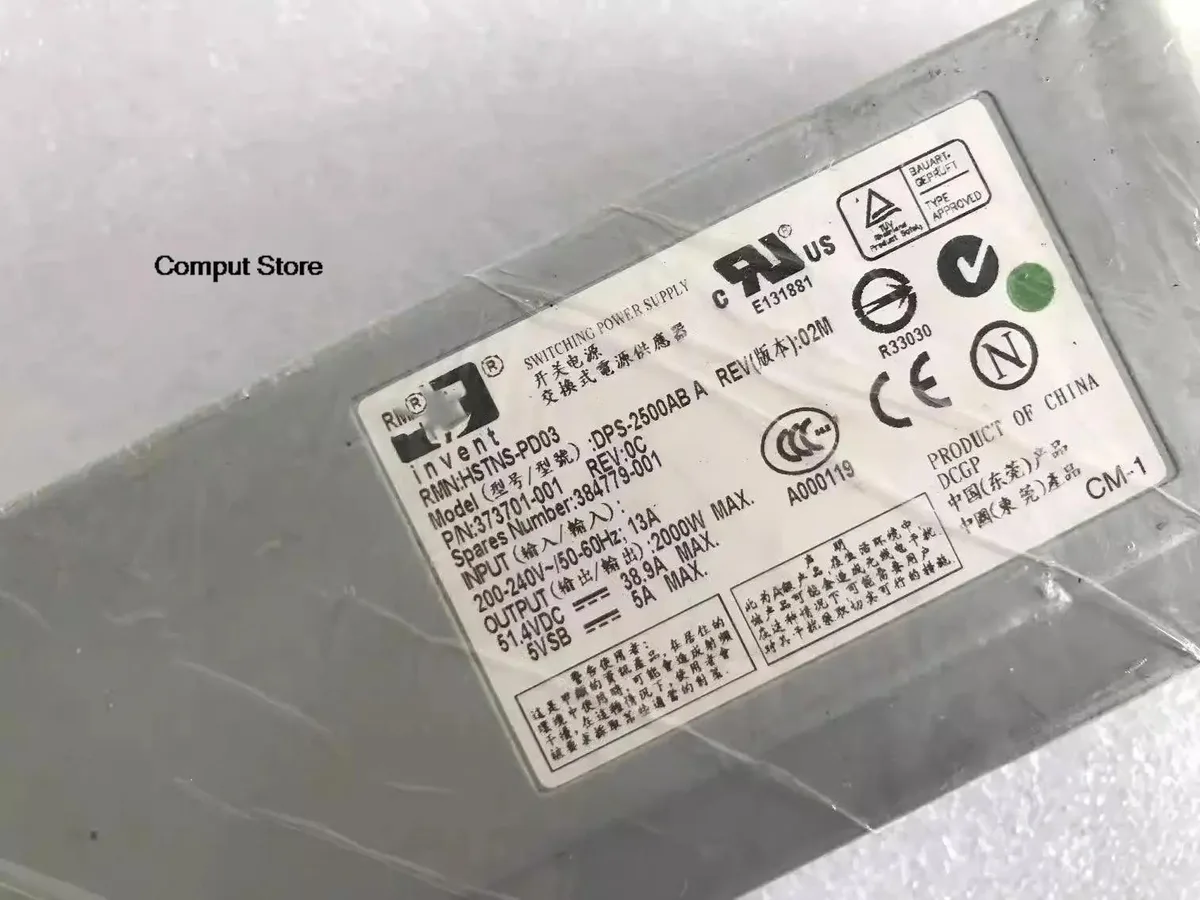 KHACHIMO KHACHIMO BL20PG2 BL45P Power Supply 373701-001 384779-001 DPS-2500AB A — produktbild