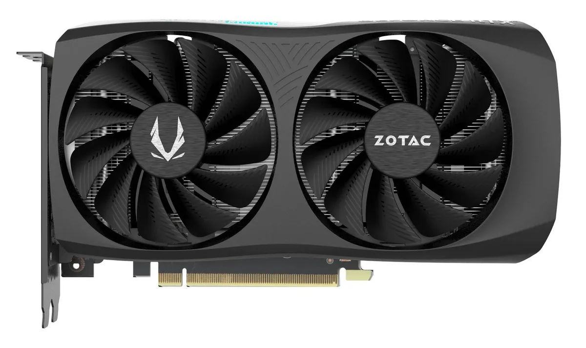 ZOTAC RTX 4060 Ti Twin Edge dual-fan graphics card with metal backplate