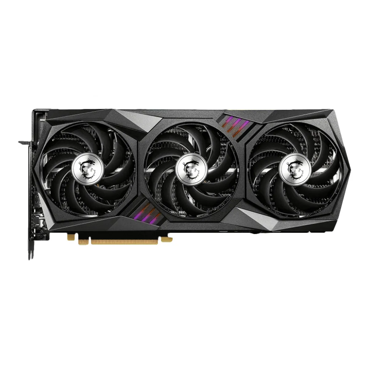 MSI GeForce RTX 3070 Ti GAMING X Trio triple-fan graphics card with RGB lighting