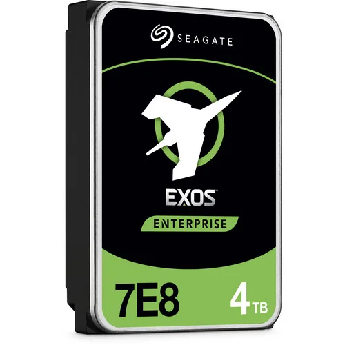 Silver 3.5 inch enterprise hard drive with SAS connector