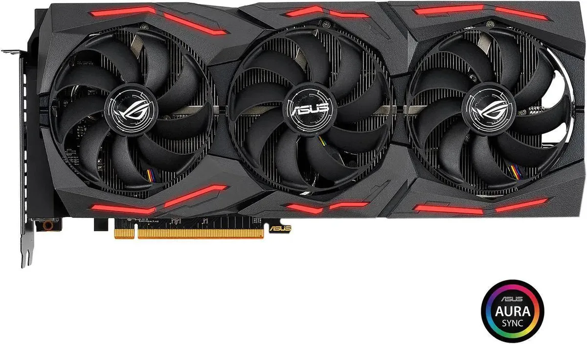 ASUS ASUS ROG Strix Radeon RX 5700 XT O8G Gaming graphics card — preces foto